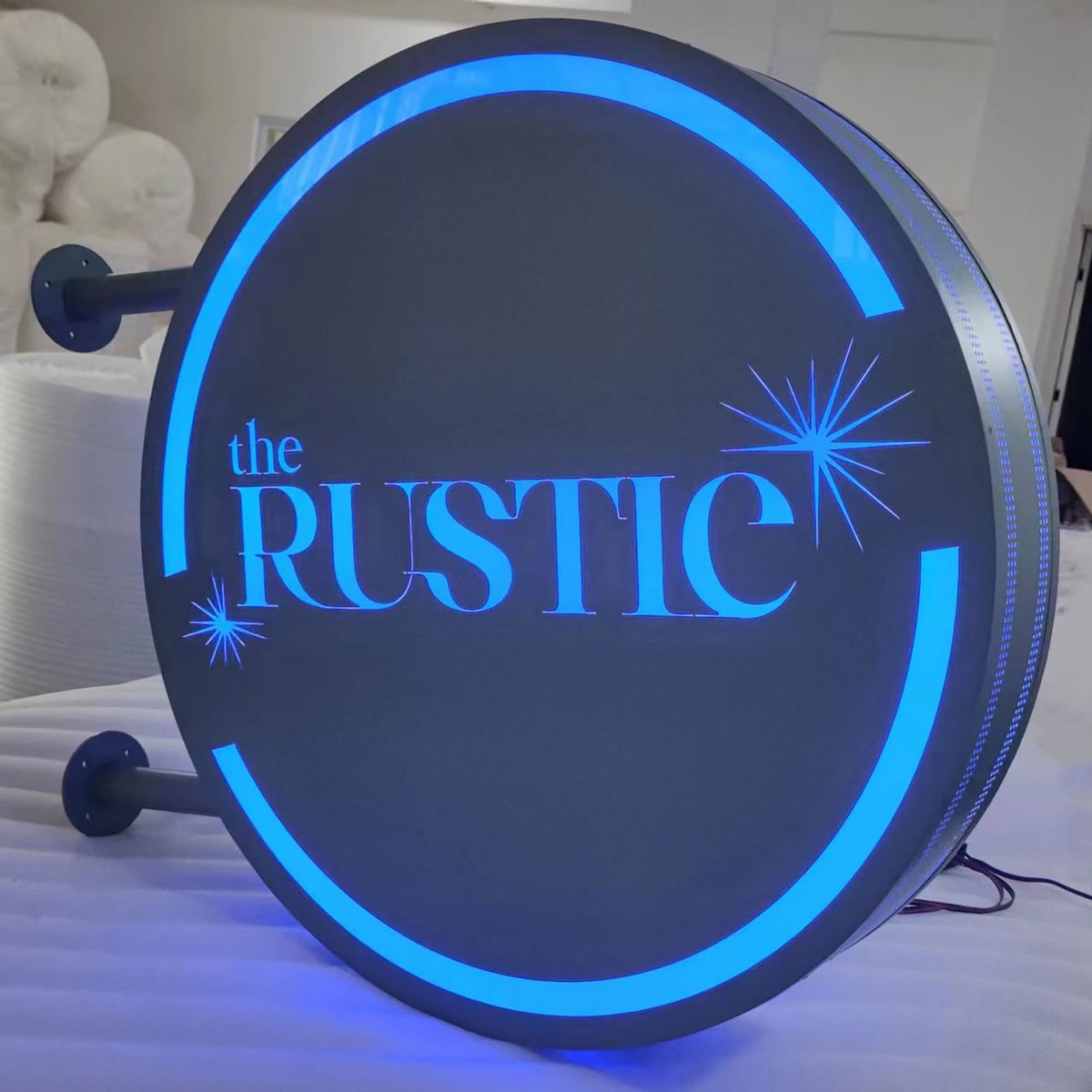 Double Sided Lightbox Sign Store Front RGB LED Light Box Custom Wall B ...