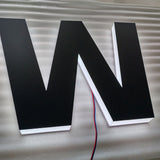 Business Acrylic Channel Letters LED Illuminated Store Front Signs Offices Wall Edge Lit 3D Letters Sign