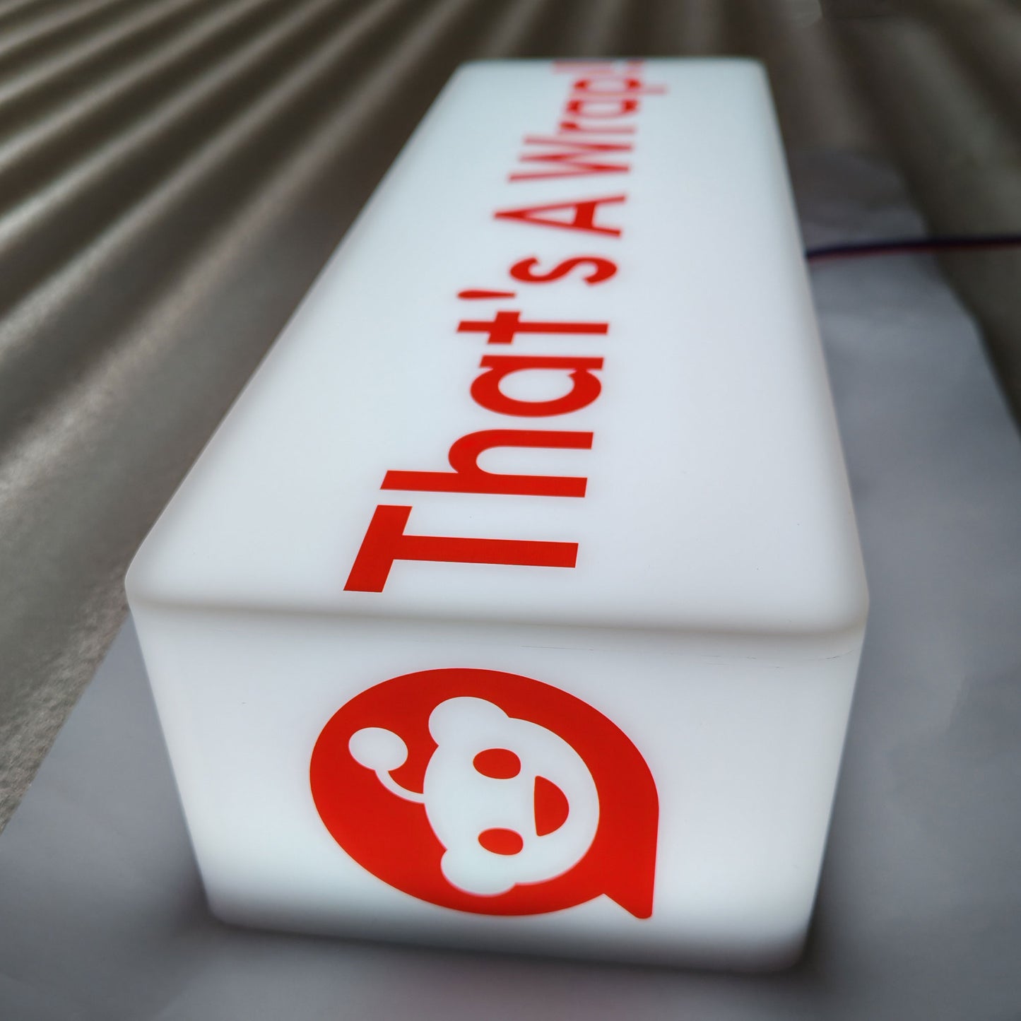 Wall Mounted Lightbox Billboard Indoor Acrylic Lightbox Clothing Store Coffee Shop LED Sign Storefront Logo Display