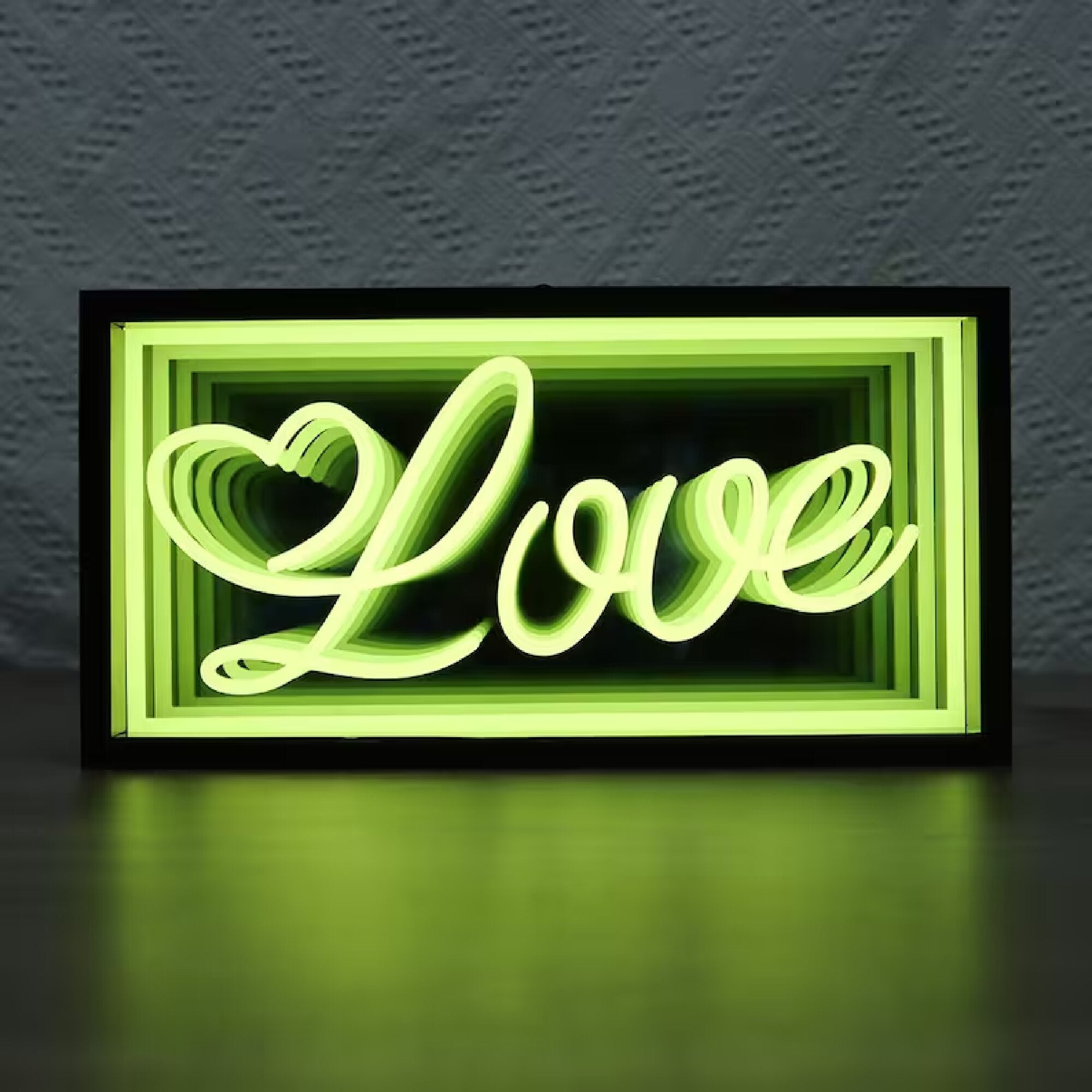 Magic infinite endless mirror led letters sign led infinity illusion mirror for home decoration