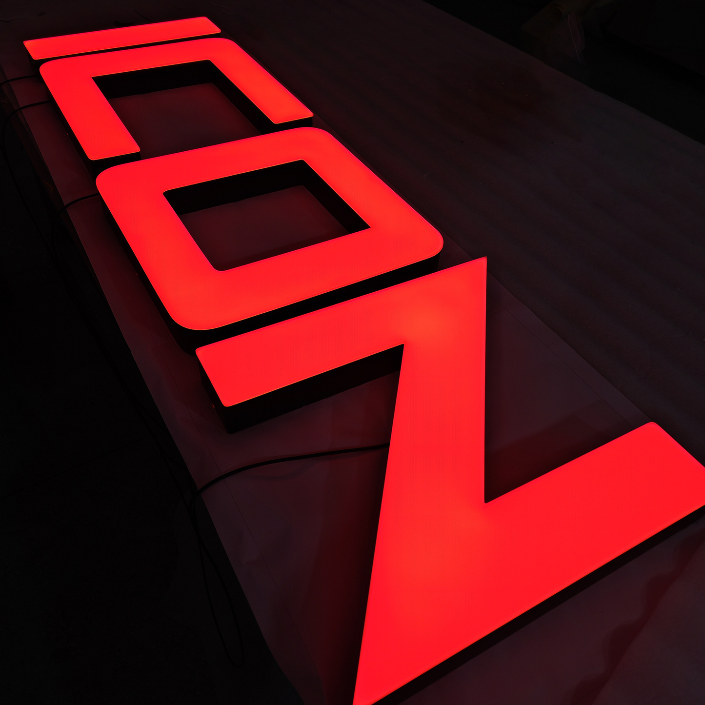 Store Front Custom Stainless Steel 3D Sign Letters Outdoor Face Illuminated Channel Letters Signage