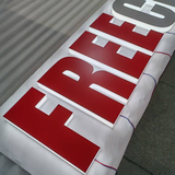 Customized 3D Waterproof Acrylic LED Channel Letters Exterior Business Side Lighting Sign Letters