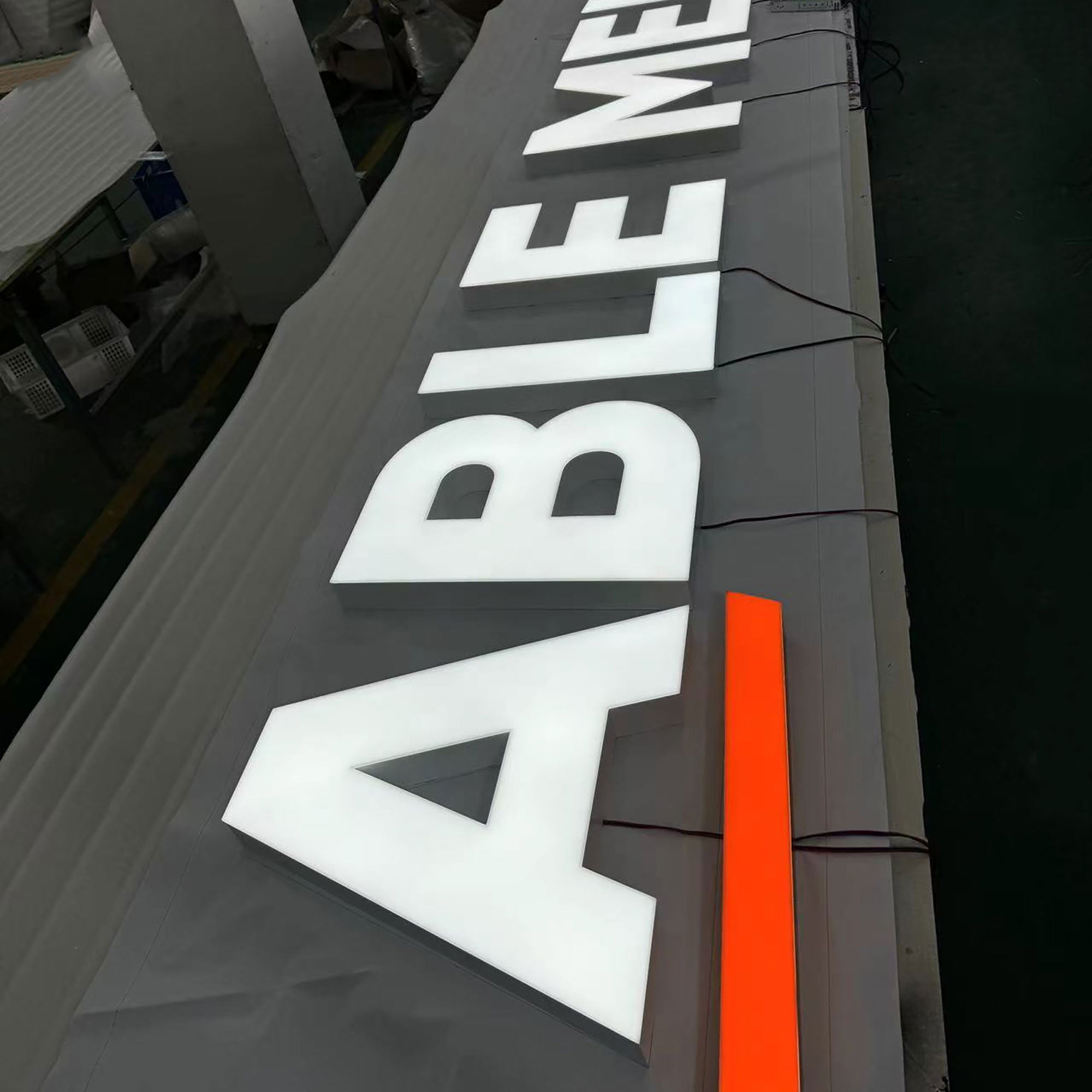 3D Frontlit Channel Letters, Custom Business Sign, Indoor Lobby Signages, 3D Logo Sign, Outdoor Building Signs