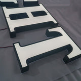 Stainless Steel Frontlit Sign Exterior Led Letter Sign with Trimcap Metal Led Channel Letter Sign with Paint
