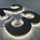 Led Metal Store Signs Business Hotel Room Numbers Backlit Channel Letters Custom Address Sign Lighted House Numbers
