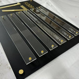 Personalized Acrylic Plaque Sign Wall Mounted Directional Signs Custom Company Indoor Room Way-finding Signages