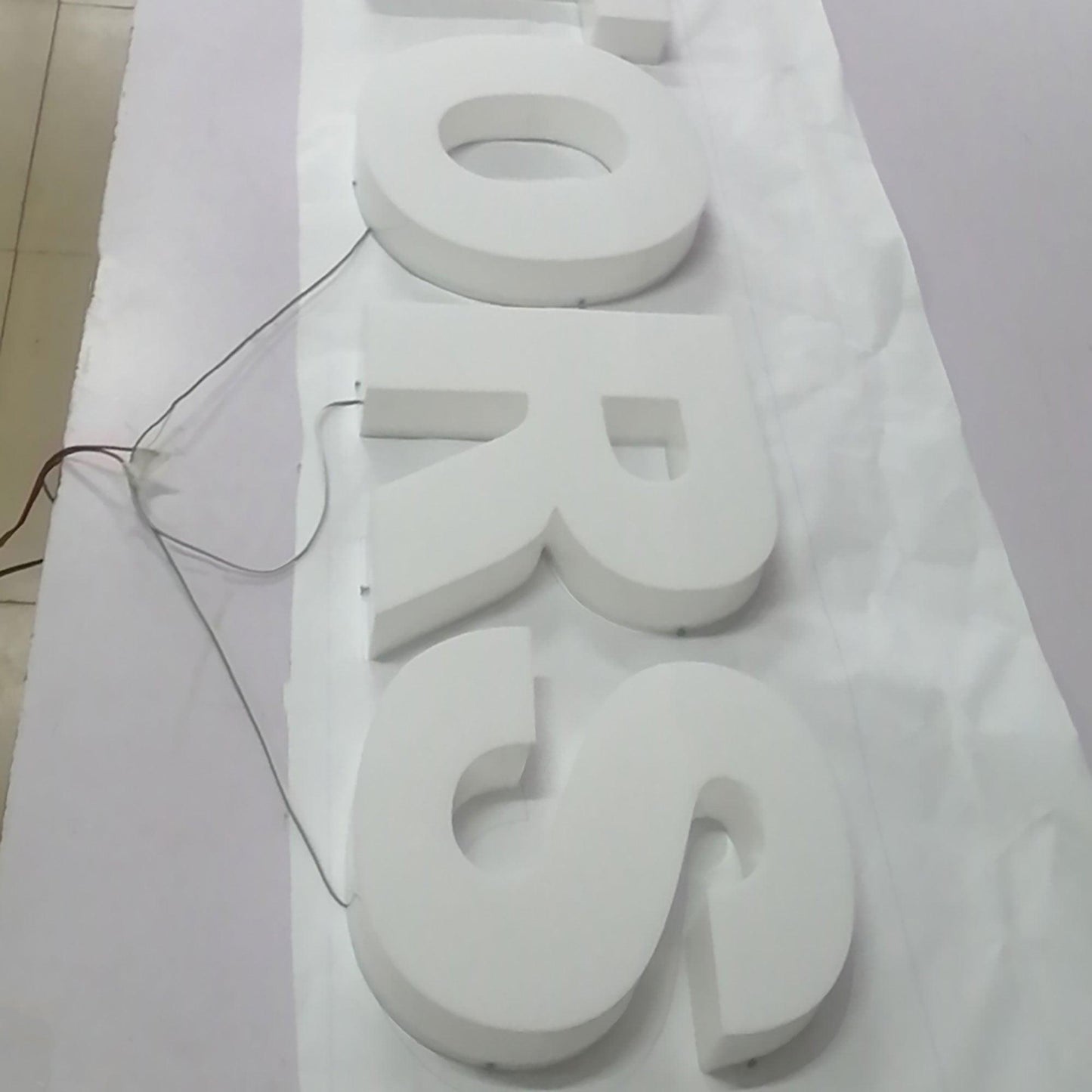 Outdoor Custom Size Company Logo 3D Light Up Full Acrylic Sign Shopfront Led Channel Letters