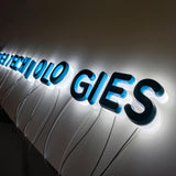 Hot-selling 3D letter shop signs luminous building customized business signs storefront LED letters solid cut signages