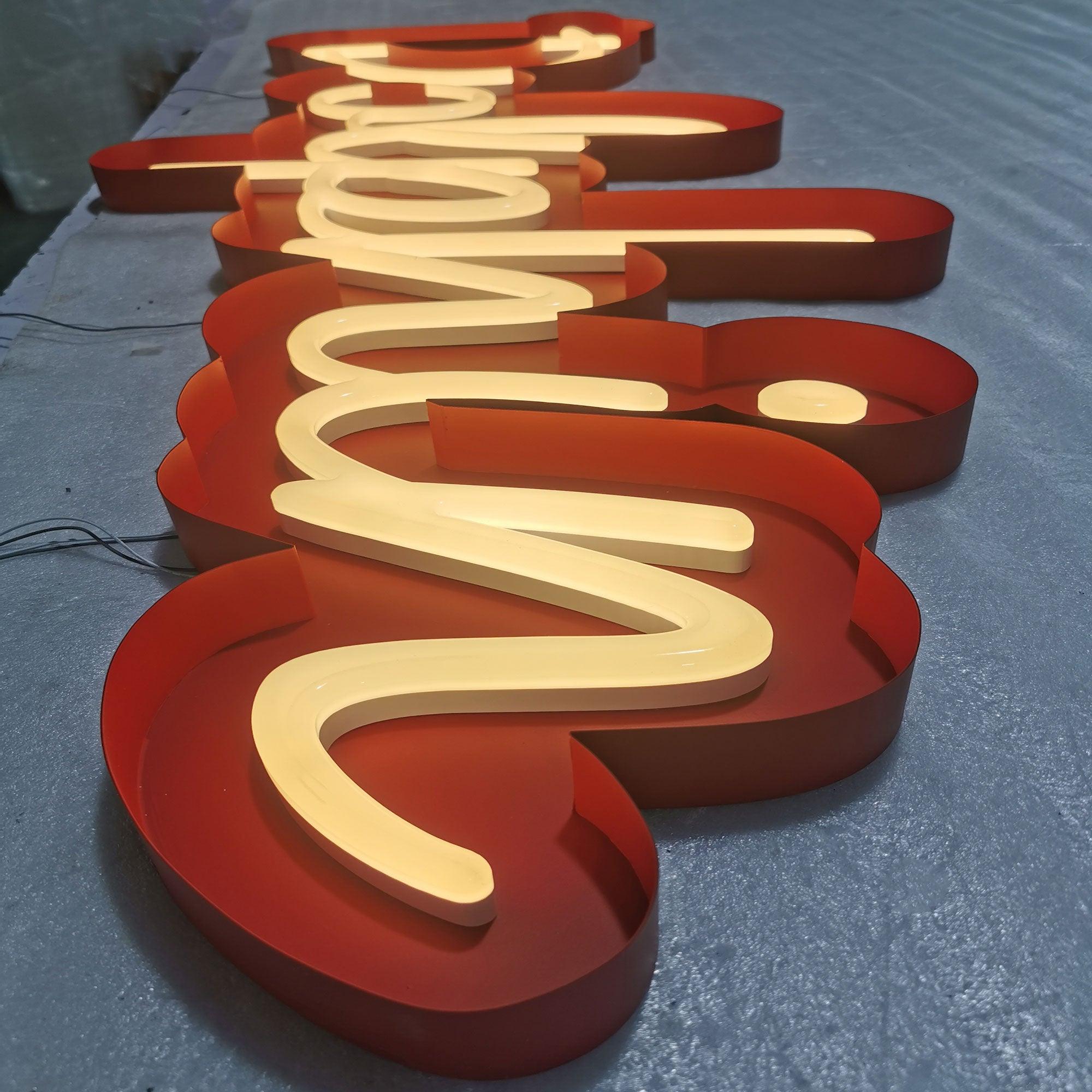 Customized Business Shopfront Indoor Acrylic Letters Electronic Custom ...