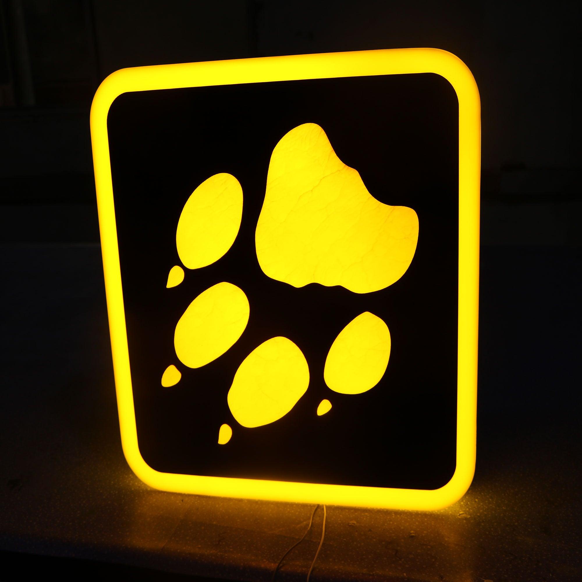 Wall Mounted Light Box Square Led Full Illuminated Acrylic Waterproof ...