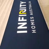 Rectangle Acrylic Frontlit Lightbox Painted Color Led Double Side Illuminated Shopfront Signboard