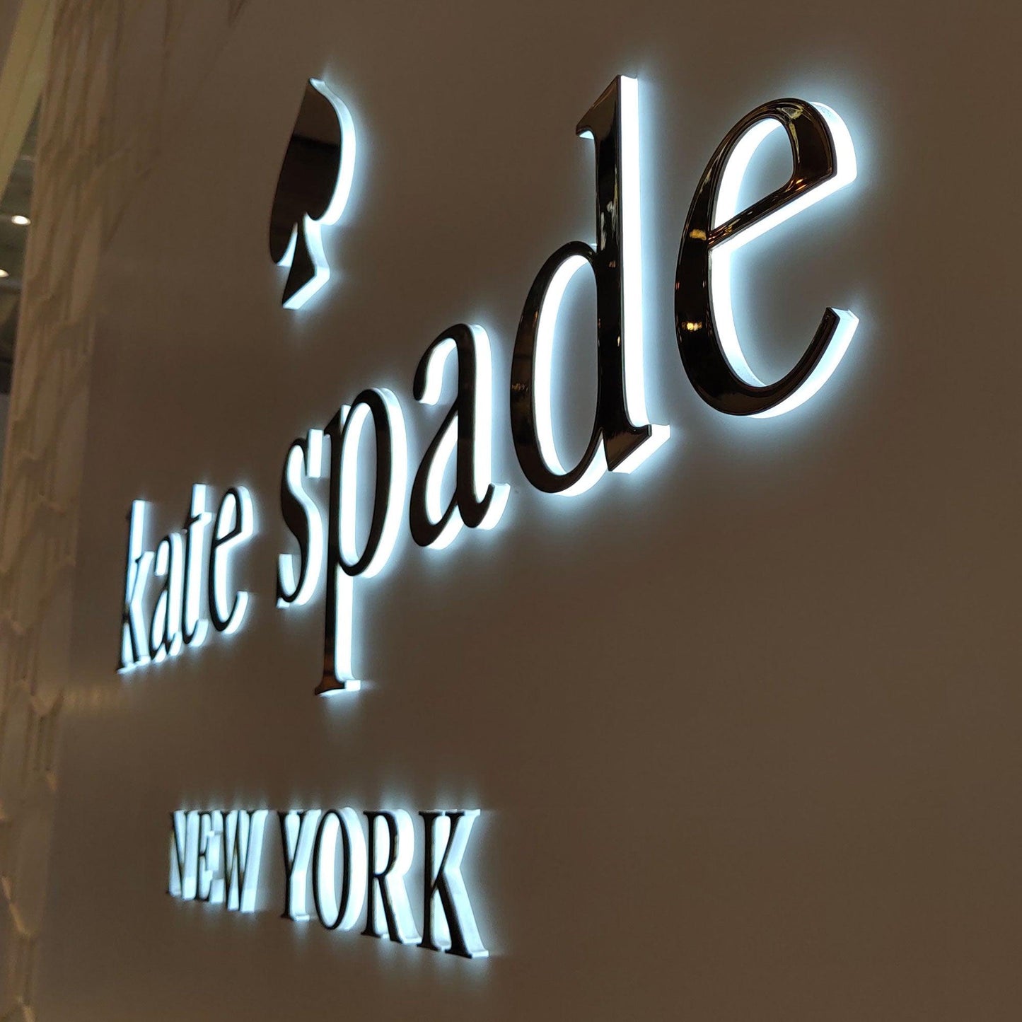 Custom Business Sign Lighted Outdoor Waterproof Metal Letters Backlit 3D Wall Acrylic Letter