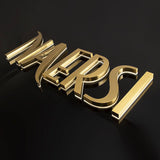 Brushed Custom Illuminated Business Signage Office Indoor Outdoor Backlit Sign 3d Wall Logo Led Channel Letter