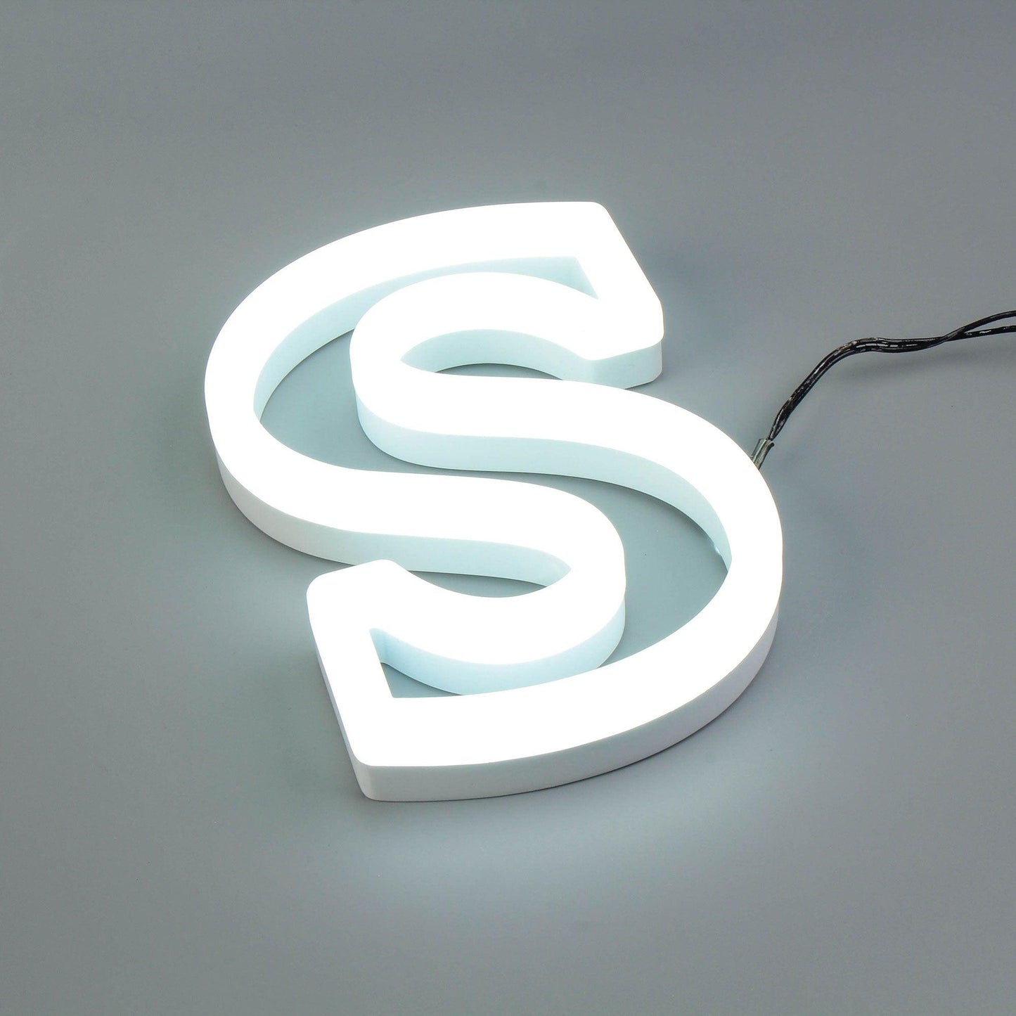 Business illuminated sign coffee shop led acrylic neon letters waterproof outdoor signages