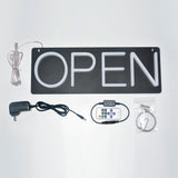 Restaurant Pizza Shop Window Sign LED OPEN Acrylic Letters Door Hanging Neon Signage