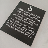 Building Acrylic Braille Sign Wall ADA Standard Plaques Room Door Painted Acrylic Sign Plates
