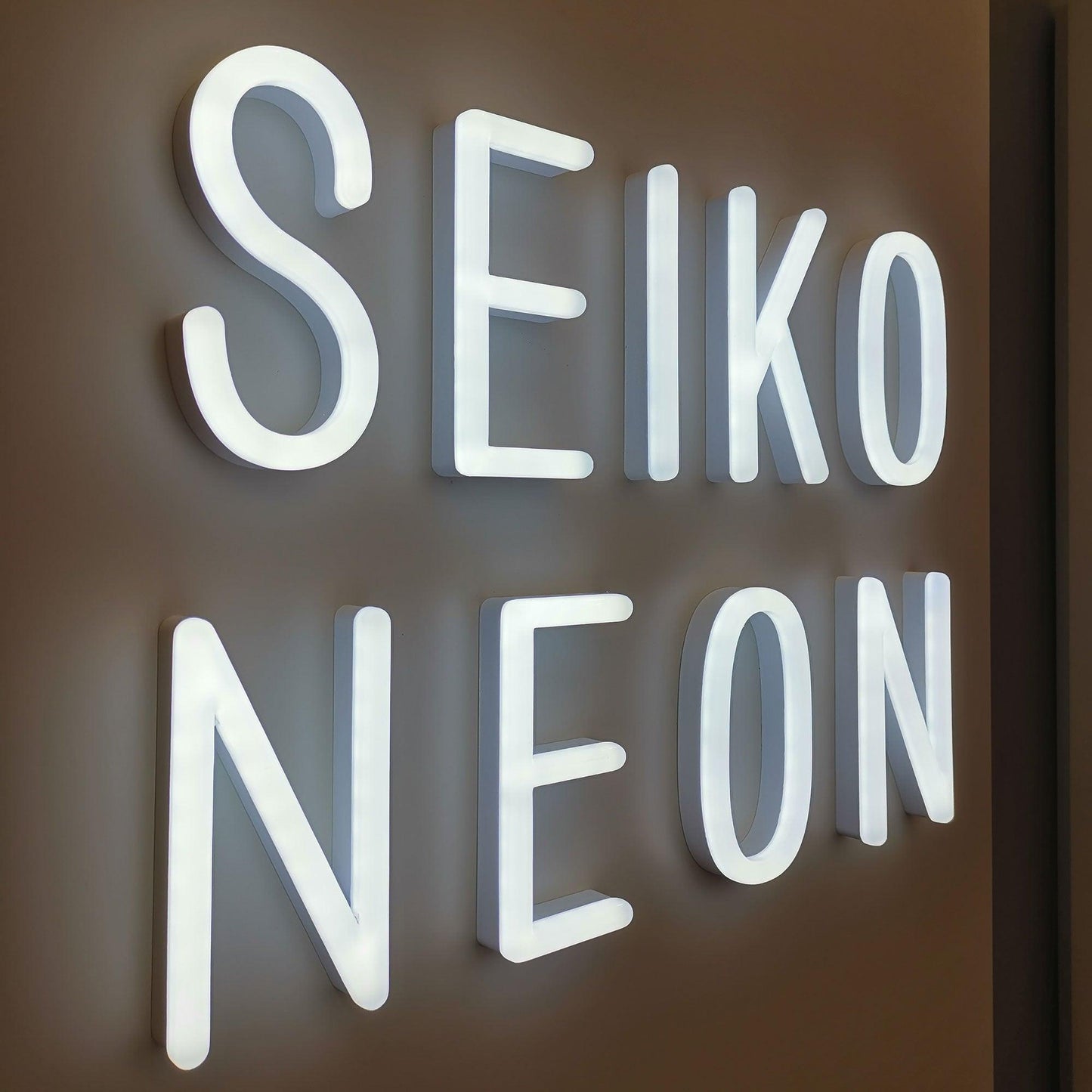 Custom wall shop sign faux LED neon signs acrylic letters signage neon style business logo