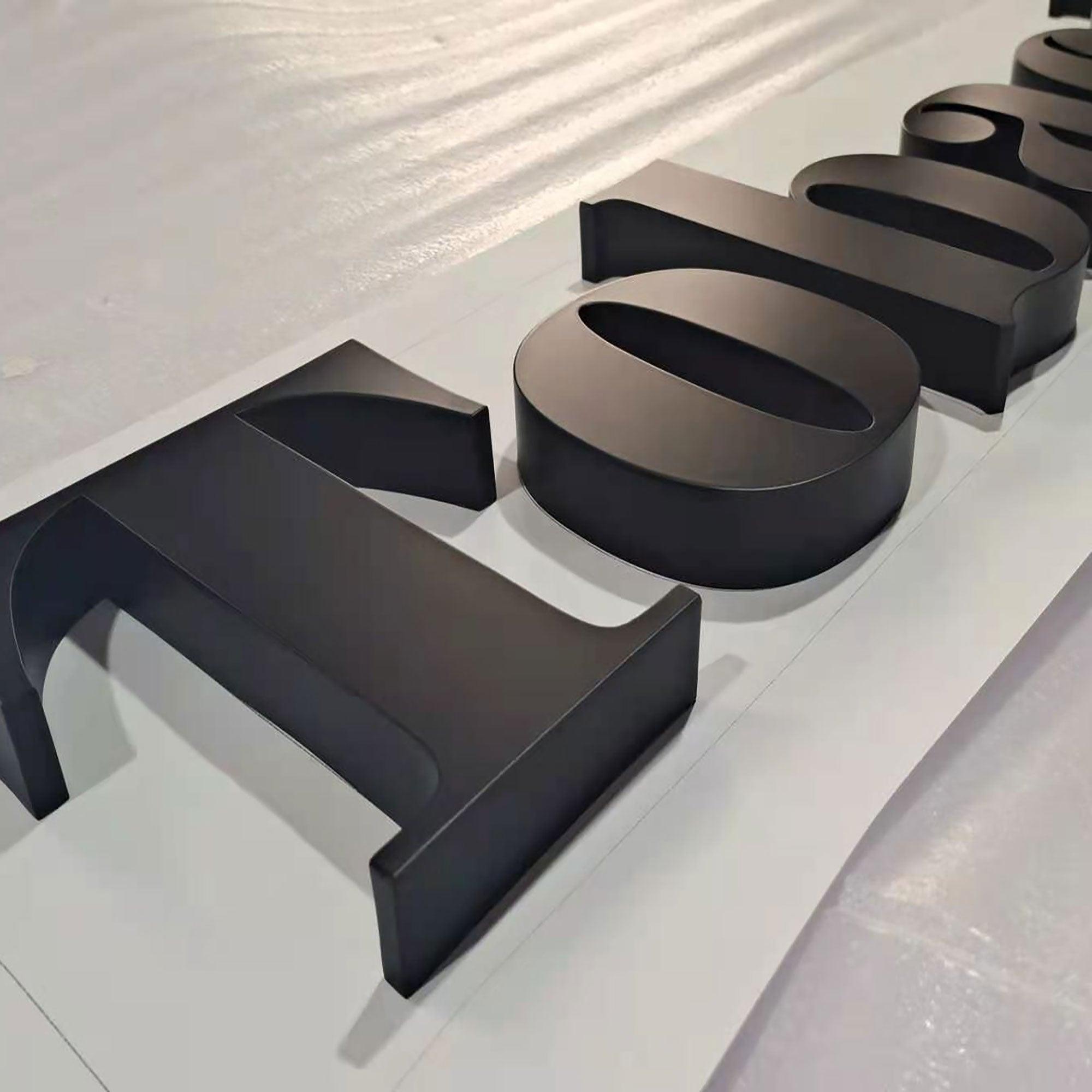Custom Factory Made Wall Mounted Lobby Sign Metal Channel Letters PVC ...