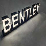 Custom LED Desk Top Sign Free Standing Table Sign Advertising Display Logo Double Side Illuminate Acrylic Letter Sign