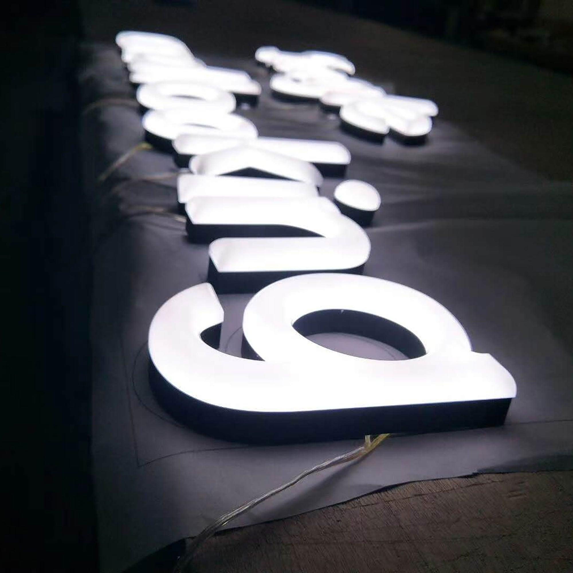 Custom Company Logo Letter Led Faux Neon Light Acrylic Neon Signs Lighted Lobby Signage
