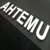 DIY Word Letter Signage 3d Led Lighted Door Sign Frontlit Letters 3D Lighting Acrylic Led Illuminate Signage
