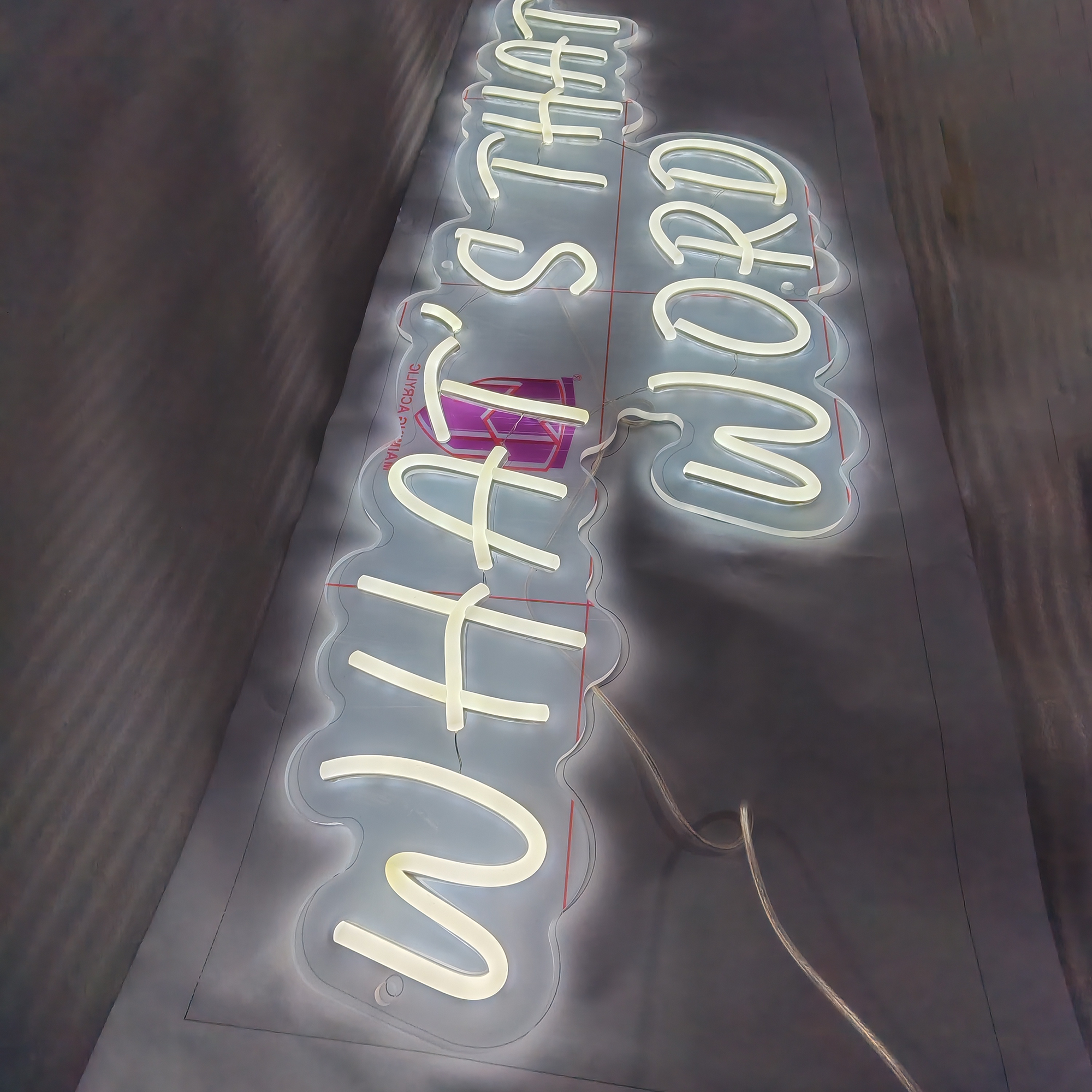 Custom Colorful Neon Lights Flex Neon Signs Acrylic Neon Luminous Letters Led Signage for Business or Decoration