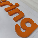 3M Adhesive 3D Wall Letters CNC Laser Cut Acrylic Letters Sign Color Painted Office Interior Decor Sign