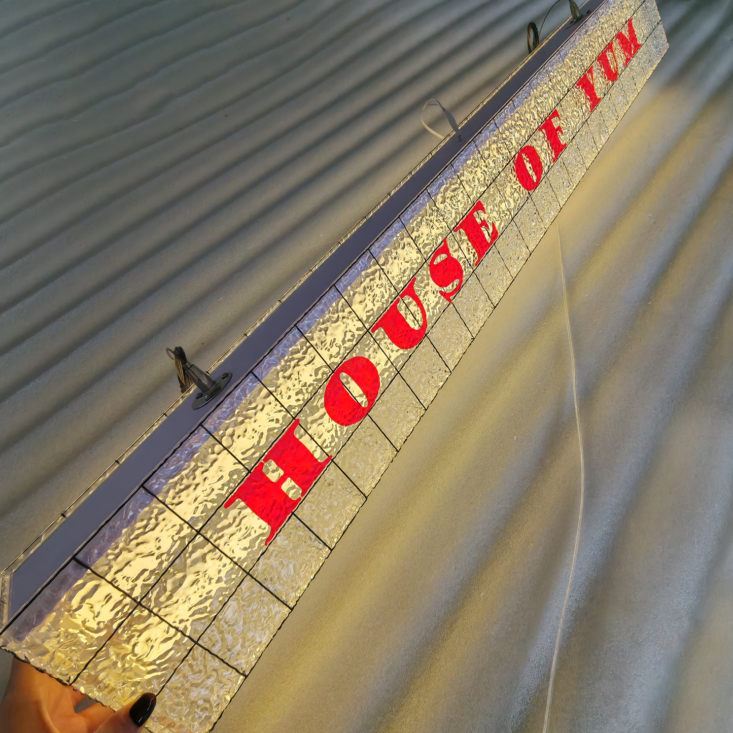 Hanging Store Signs Custom Full-lit Acrylic Light Box Signboard Coffee Shop Bar Interior Illuminated Sign Business Display
