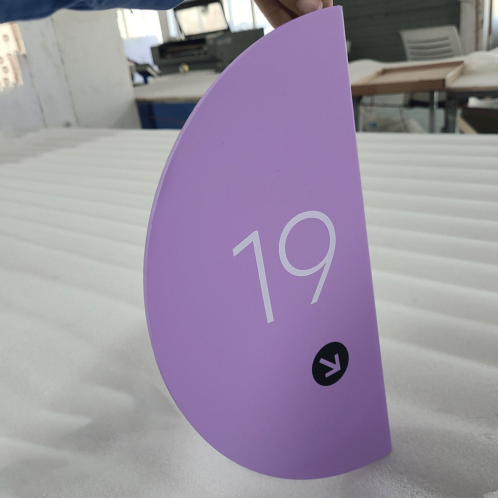Interior Acrylic Room Number Sign Plastic Wall Plate Sign Apartment Ho ...