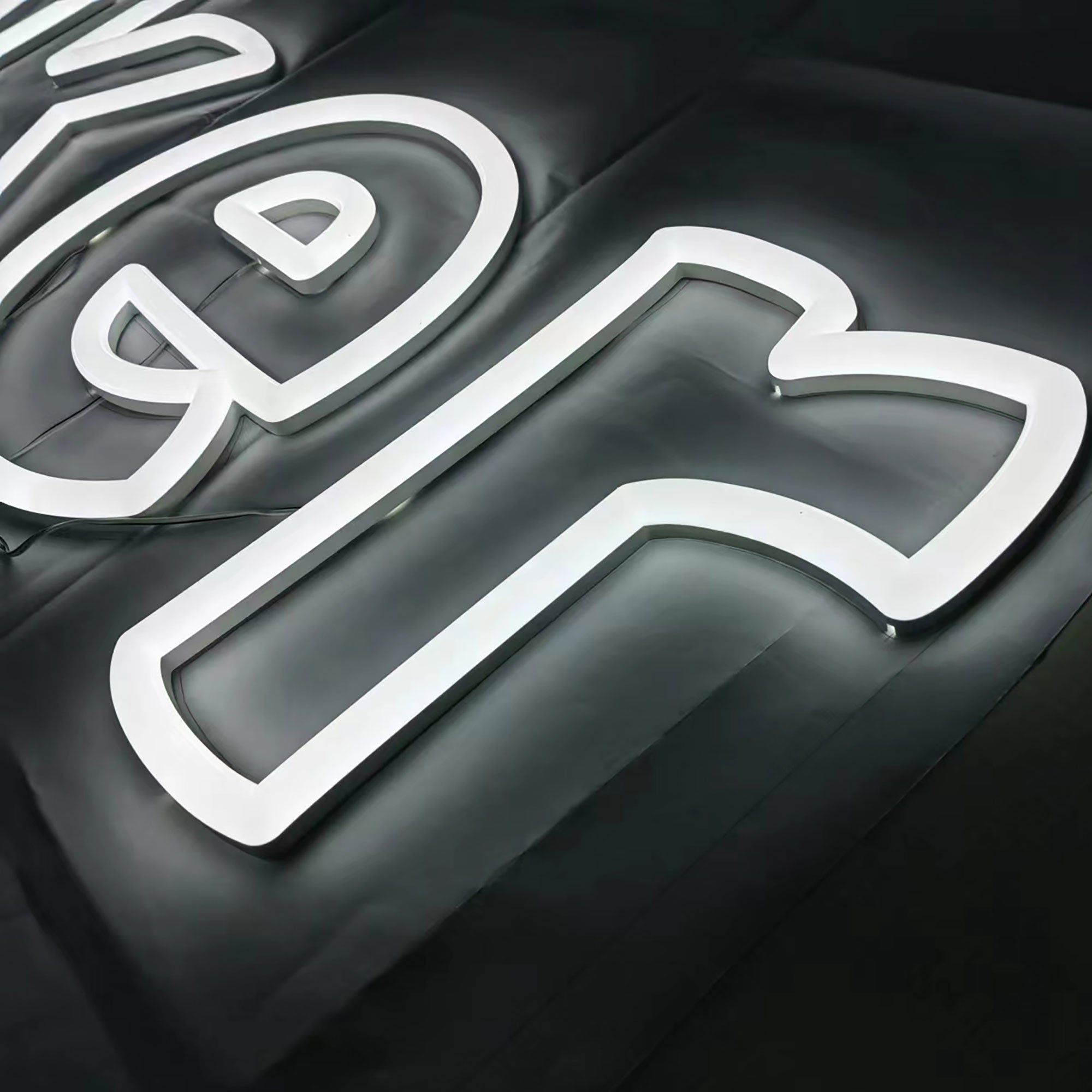 Acrylic LED Letters Custom Faux Neon Signs Business LED Logo Sign Store Front Illuminated Letters Sign