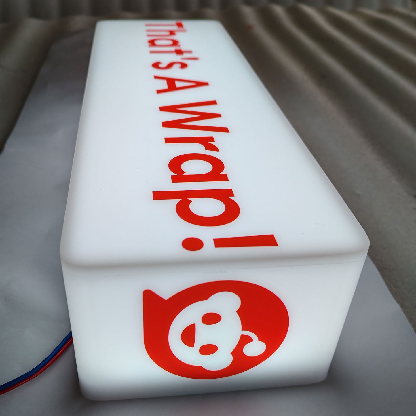 Wall Mounted Lightbox Billboard Indoor Acrylic Lightbox Clothing Store Coffee Shop LED Sign Storefront Logo Display