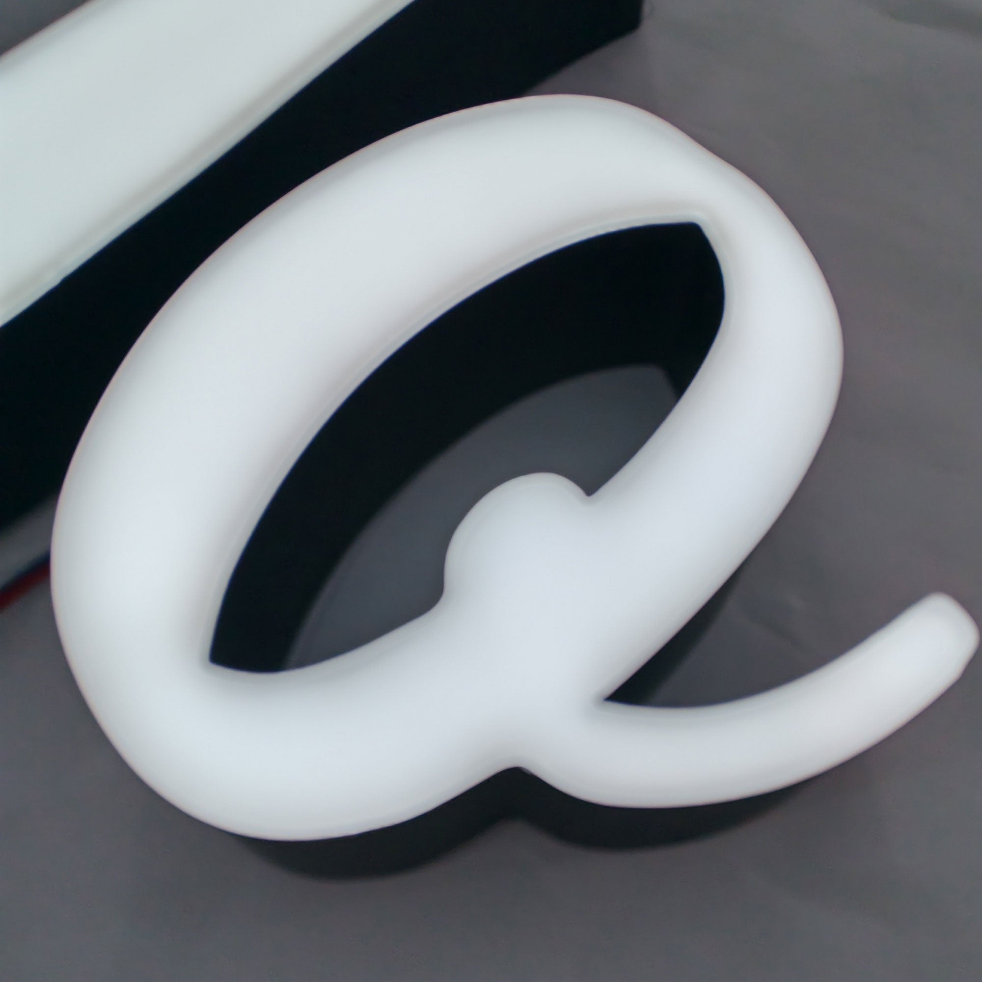 Rimless LED Channel Letter Outdoor Front Illuminated Signs Custom Waterproof Commercial Brand LOGO Face-lit Buildings Sign
