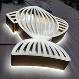 3D Light Up Store Brand Sign LED Double Sided Illuminated Advertising Letters Sign Electronic Channel Letter Signs