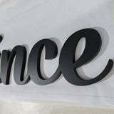 Exterior 3D Channel Letter Building Sign Powder Coated Metal Letter Signage Outdoor Non Illuminated Custom Large Letters