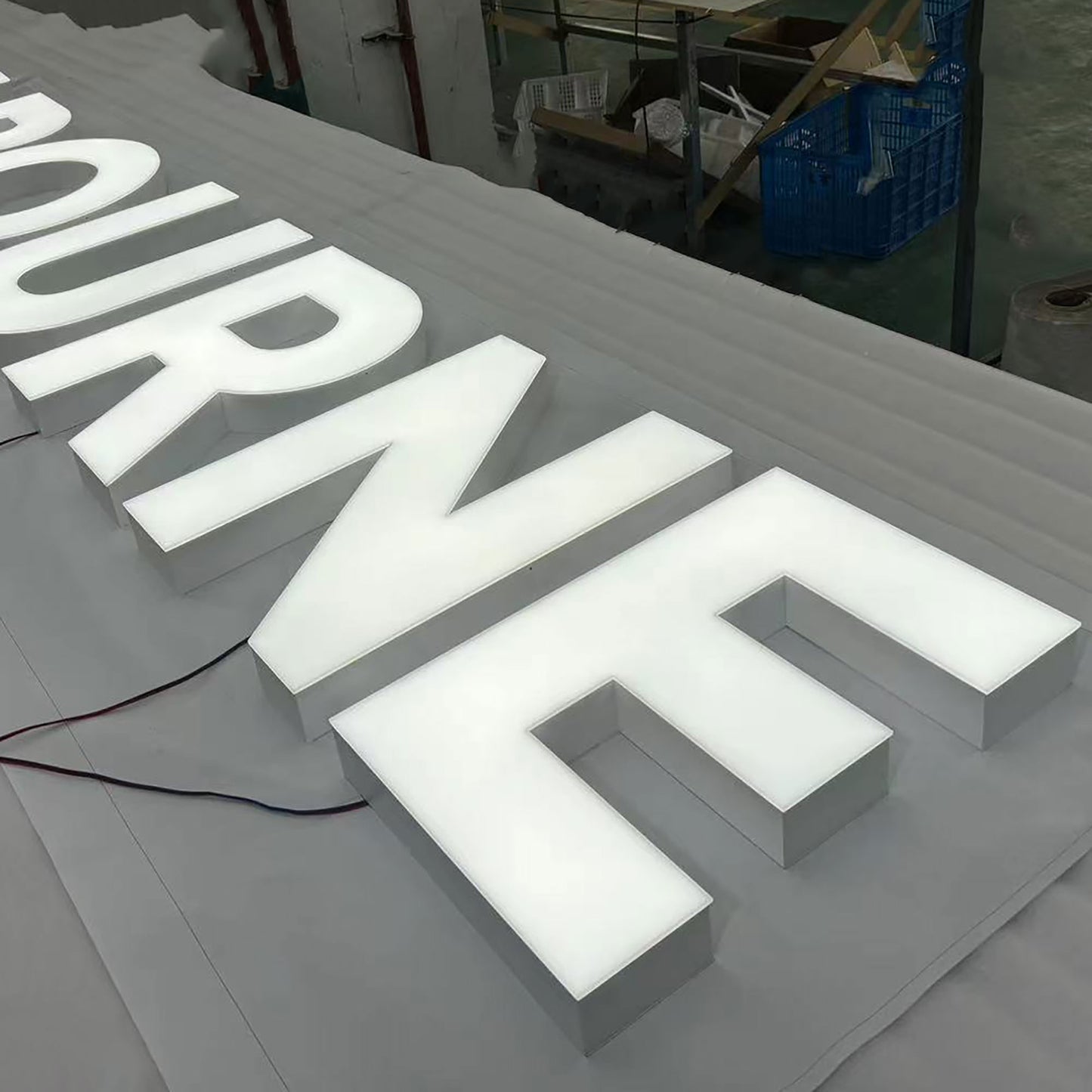 3D Frontlit Channel Letters, Custom Business Sign, Indoor Lobby Signages, 3D Logo Sign, Outdoor Building Signs