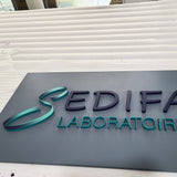 Custom Office Sign Self Adhensive Acrylic Plate Sign Door Front Wall Signs Company Receptions Brand Logo Display