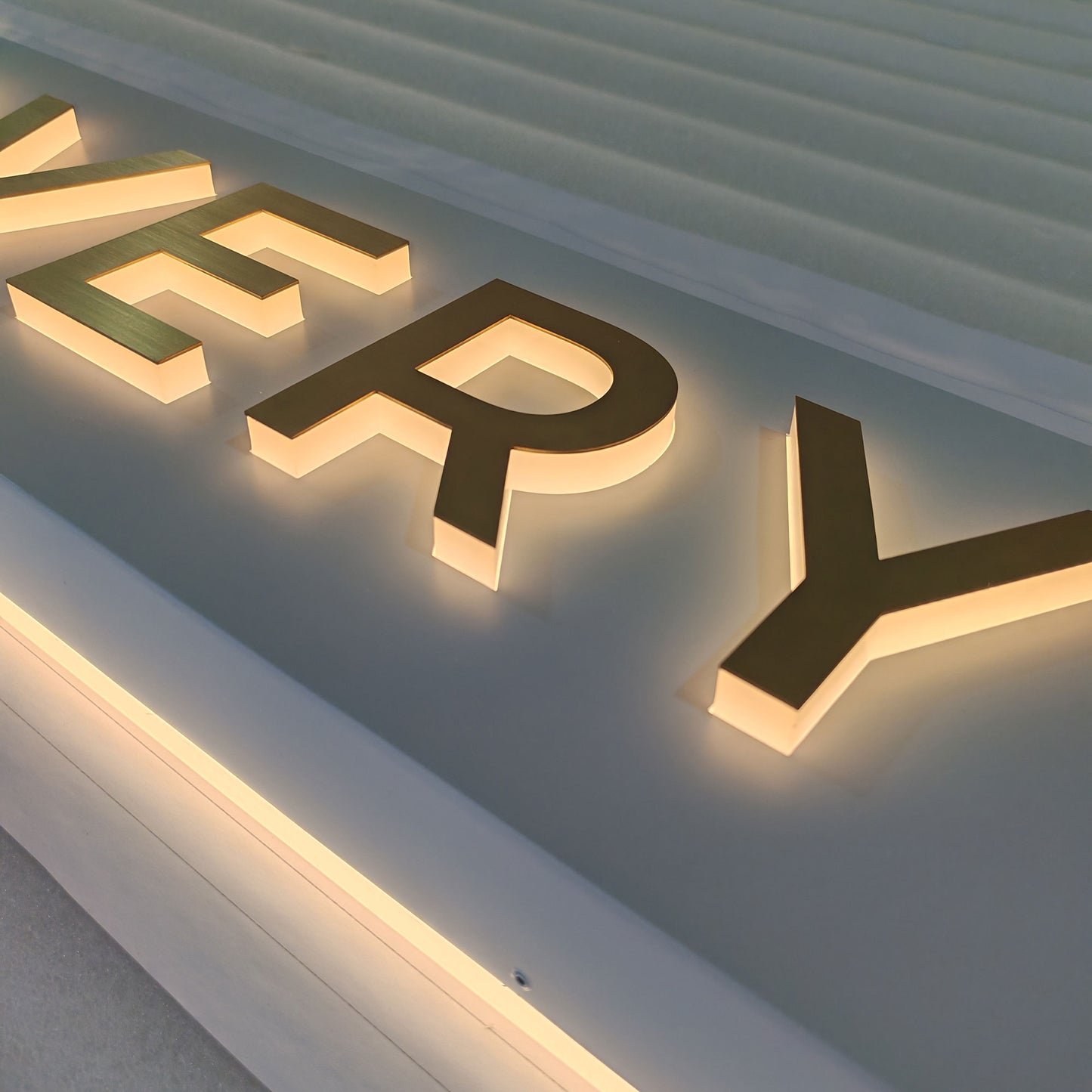 Reception Wall Lightbox,Brand Logo Display, Office Name Signs, Studio LED Sign, Company Lobby Lighted Signages