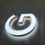 Salon Spa Shop Lighted Signboard Led Lighting Acrylic Letters Double Lit Alphabet Letters Customized Business Led Sign