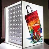 Outdoor Shop Front Aluminum Signboard Rectangle Profile Lightbox Signage Custom LED Fabric Light Box Sign