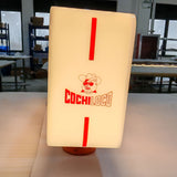 Acrylic 3D Light Box Sign Restuarants Interior Hanging Lightbox Business Outdoor Full Illuminated Lighted Box Sign