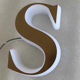 Personalized 3D Acrylic Letter Signs LED Illuminated Logo Company Name Edge Lit Letters Sign