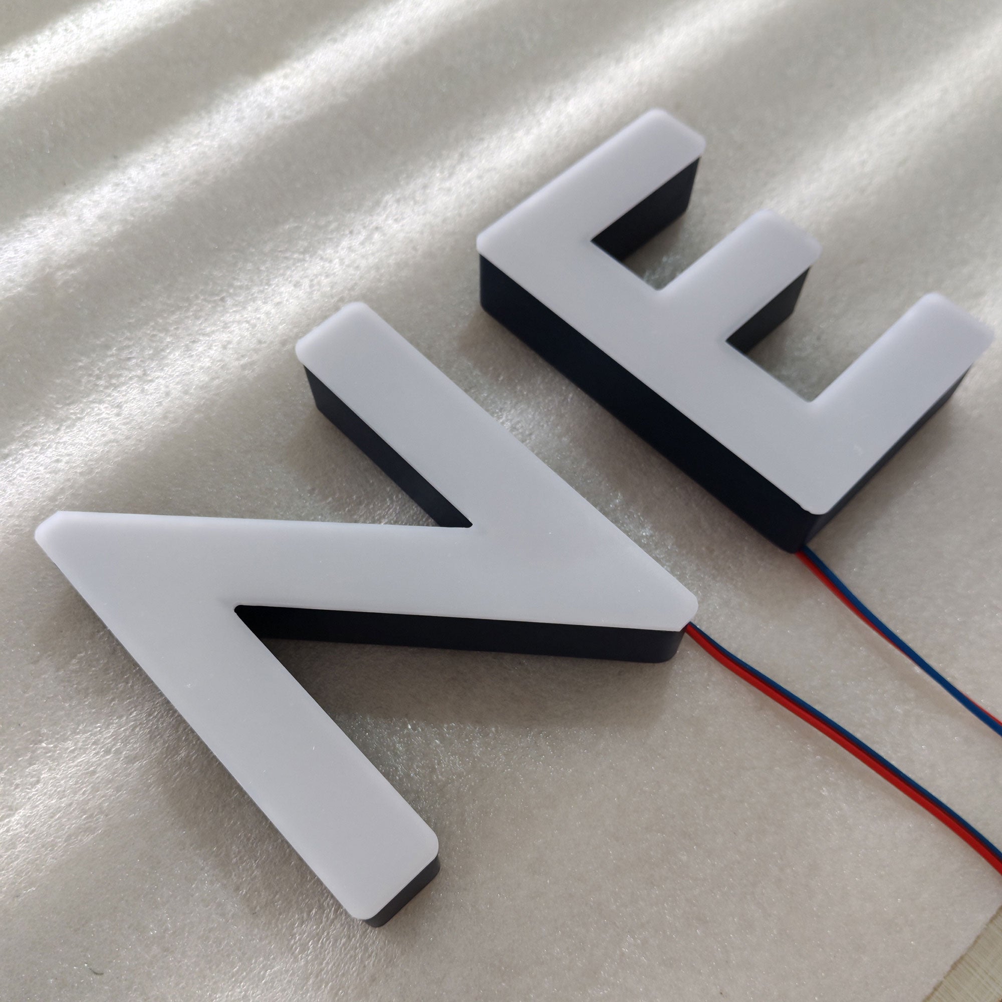 3D LED Front Lit Sign, Rimless LED Channel Letters, Face Lit Business Signage, Custom Front Illuminated Store Front Sign