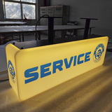 Custom Full-Illuminated Acrylic Light Box Store Door Front Hanging Shop LED Lightbox Signboard