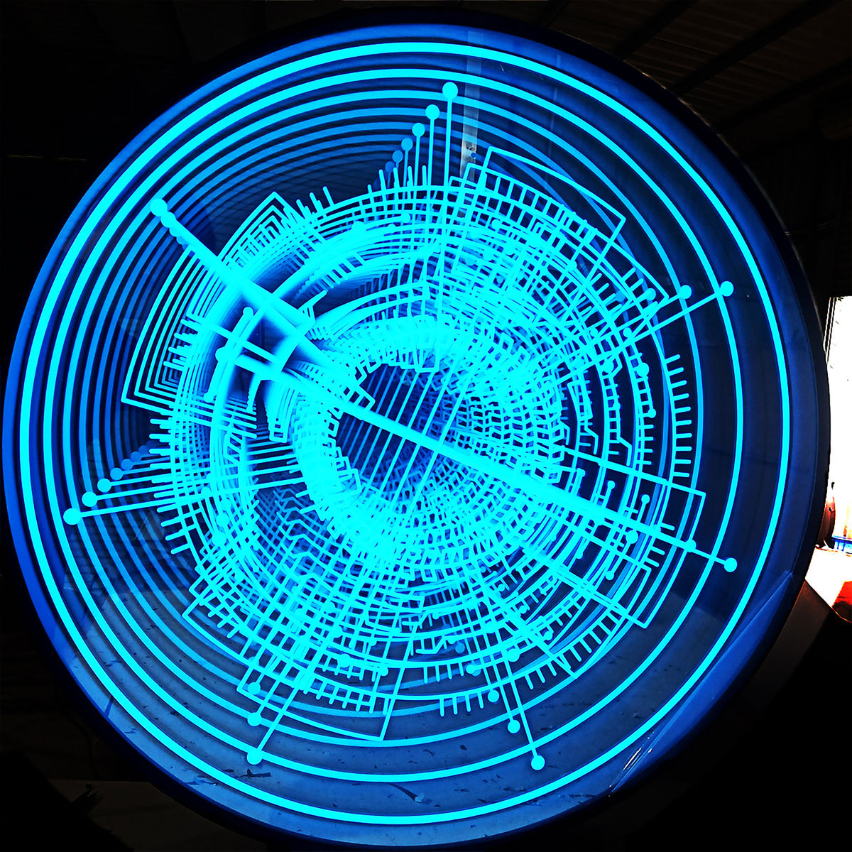 Outdoor led waterproof light box front light infinity mirror sign offi ...