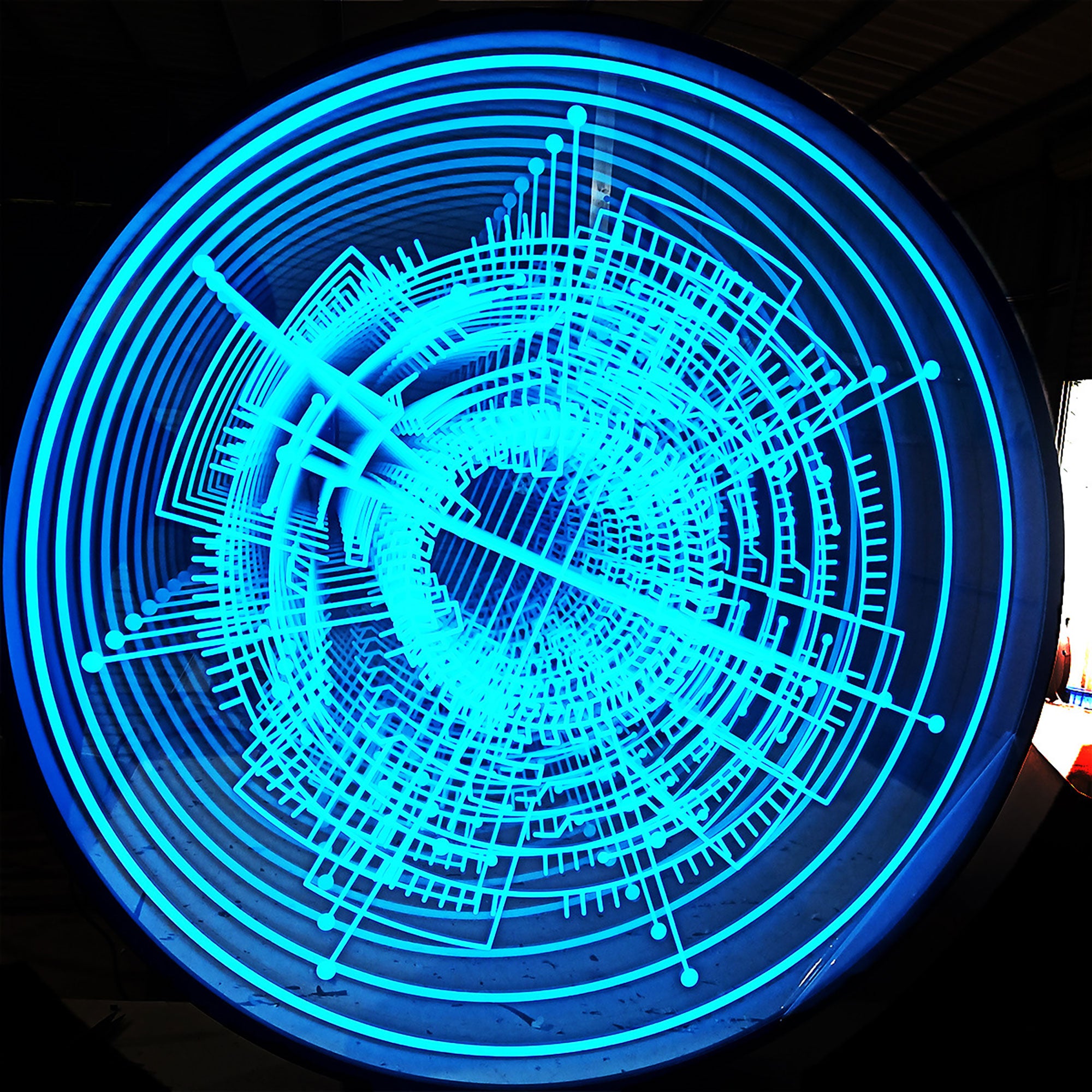 Outdoor led waterproof light box front light infinity mirror sign offi ...