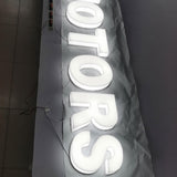 Outdoor Custom Size Company Logo 3D Light Up Full Acrylic Sign Shopfront Led Channel Letters