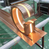 Exterior Acrylic Channel Led Letters Side Illuminated Commercial LED Sign Lights for Coffee Shop Hotel