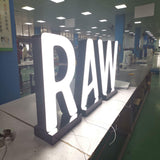 Custom Outdoor 3d Led Channel Letters Sign Giant Large Free Standing Front Illuminated Acrylic Letters Mall Signage