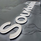 Custom Led 3d Acrylic Letter Sign Advertising Face and Side Lit Signage For Interior Display Shop Sign