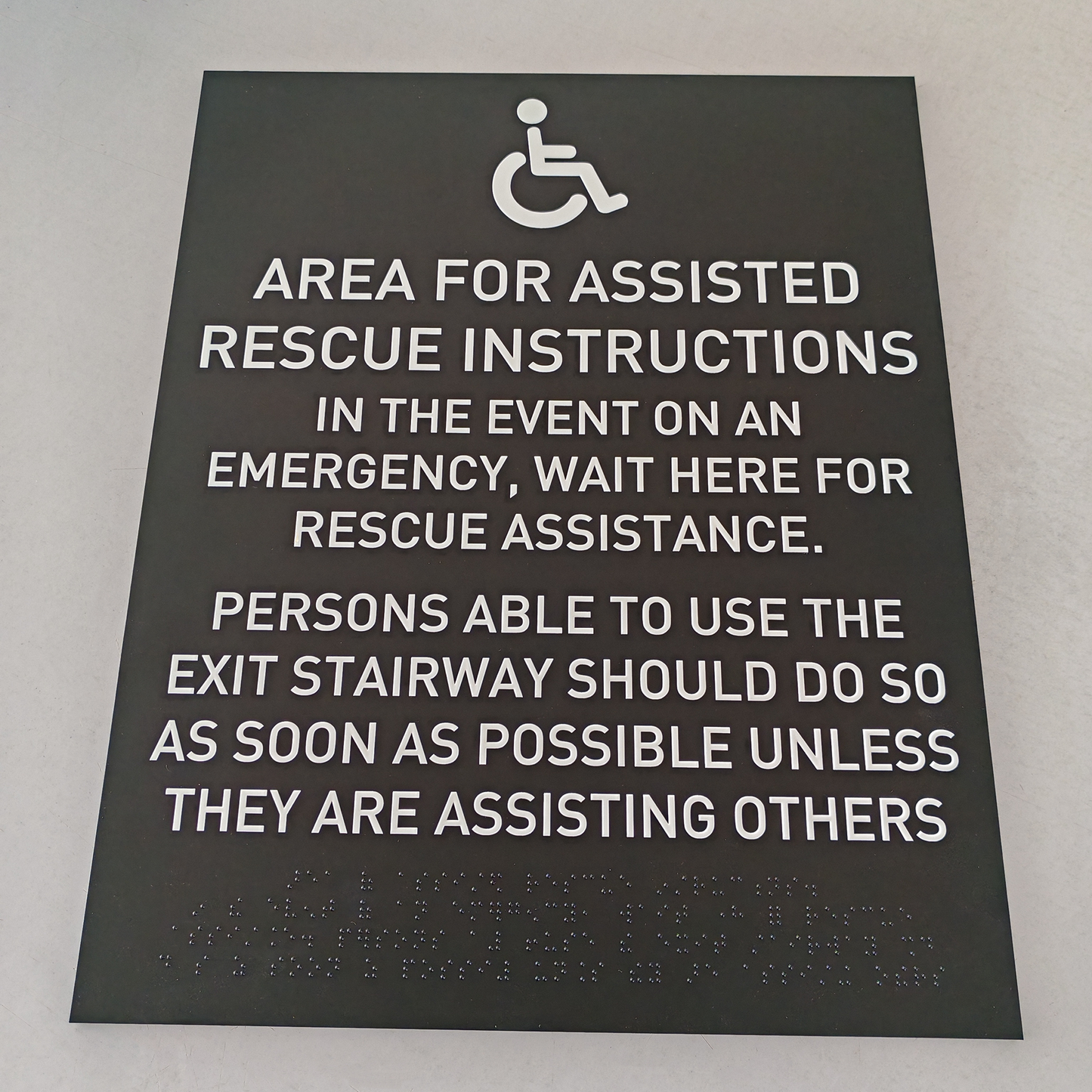 Building Acrylic Braille Sign Wall ADA Standard Plaques Room Door Painted Acrylic Sign Plates